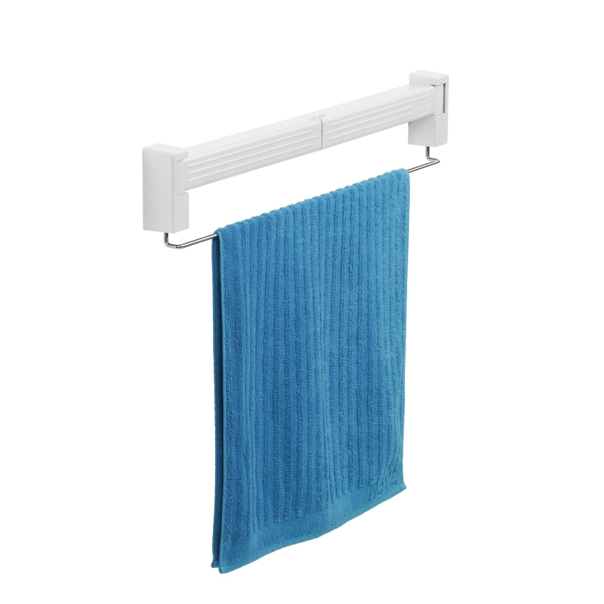 WENKO 3770013100 - Estendal de roupa BUTTERFLY 70x13,5 cm prateado/branco