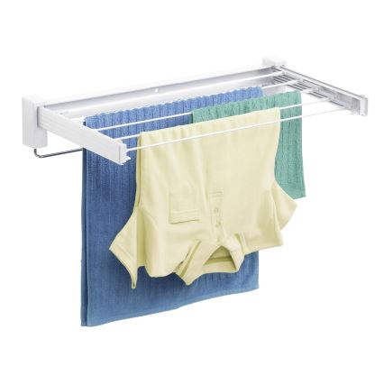 WENKO 3770013100 - Estendal de roupa BUTTERFLY 70x13,5 cm prateado/branco