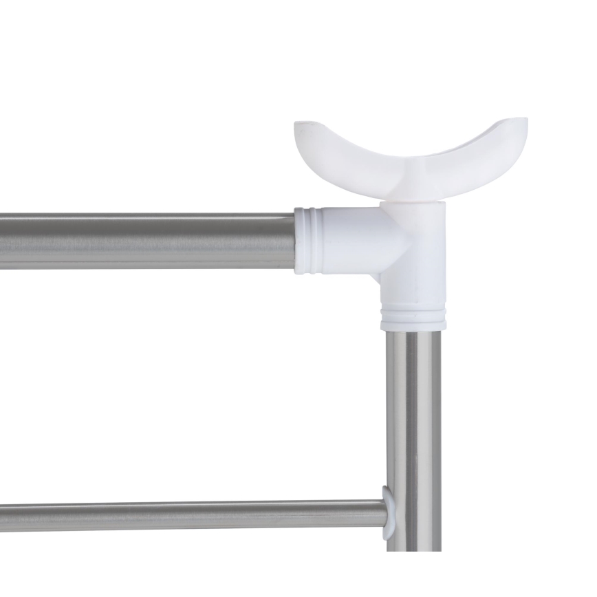 WENKO 3772020100 - Varal PROFI 65x150 cm aço inoxidável/prateado/branco