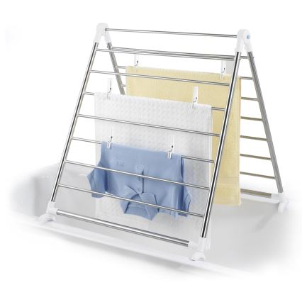 WENKO 3772020100 - Varal PROFI 65x150 cm aço inoxidável/prateado/branco