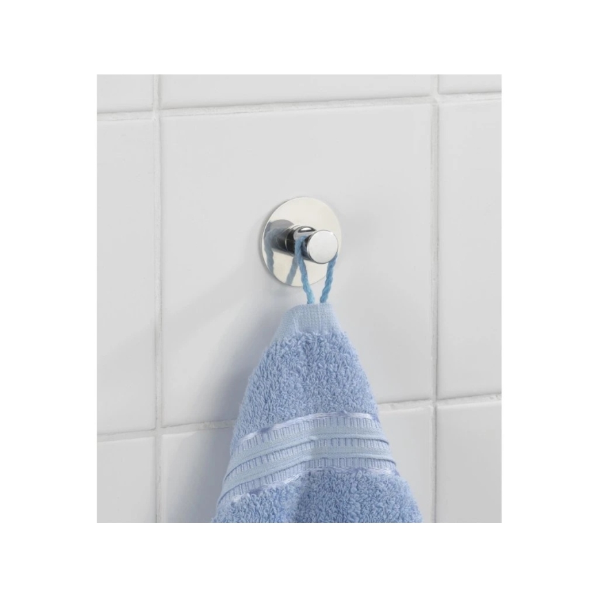 WENKO 4466420100-Gancho SAVONA 5x2 cm aço inoxidável/prateado