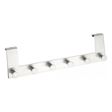 WENKO 4468060100-Cabideiro CELANO 39x11 cm inox/prateado