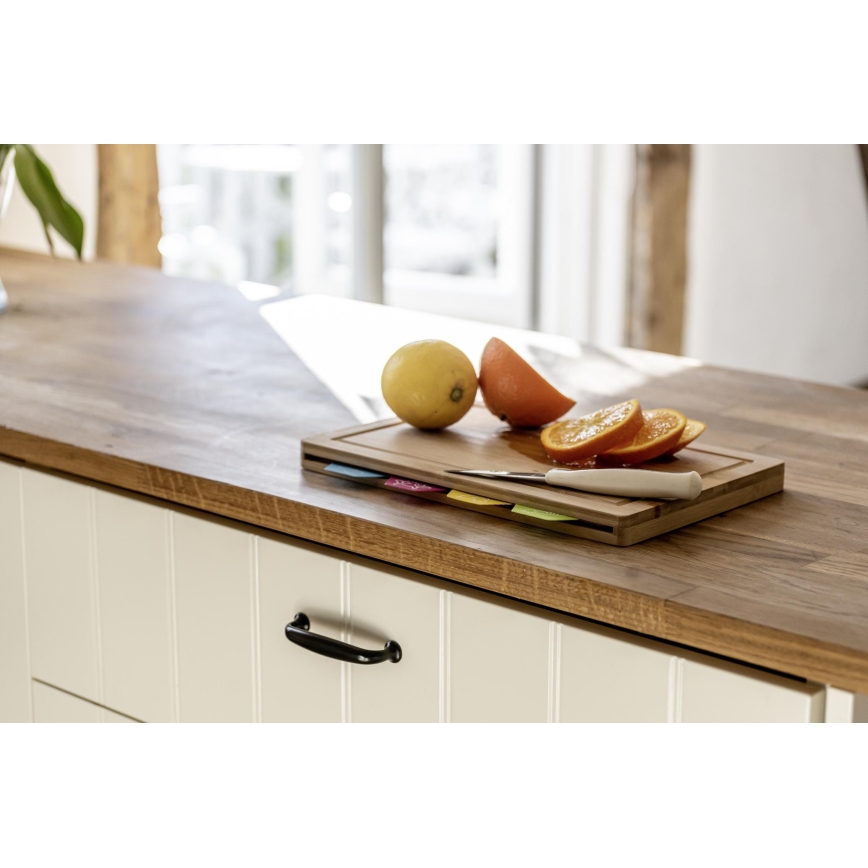 WENKO 53064100 - Tábua de cortar 32,5x22,5 cm castanha/multicolorida