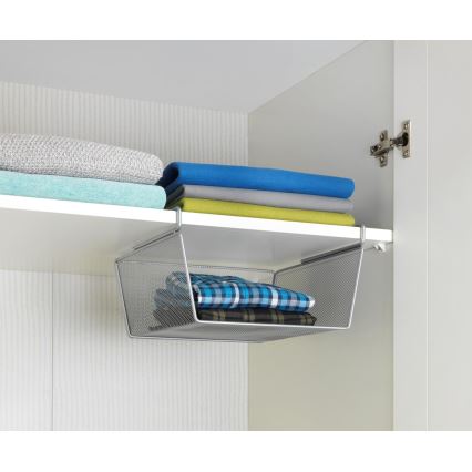 WENKO 53142100 - Cesto 27,5 x 28 cm prateado