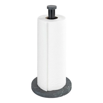 WENKO 53212100 - Suporte para panos de cozinha 15x32 cm preto