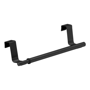 WENKO 53247100 - Suporte para toalhas ajustável 36-60 cm inox/preto