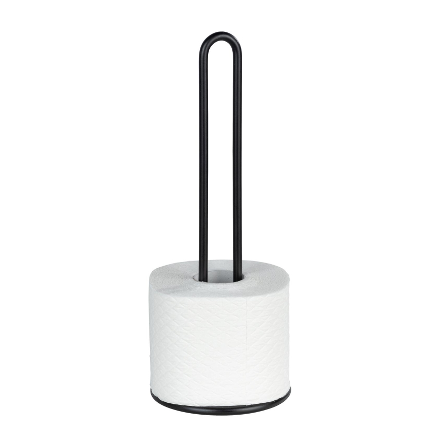WENKO 53256100 - Suporte para toalhas de cozinha 12,5x32,5 cm, preto