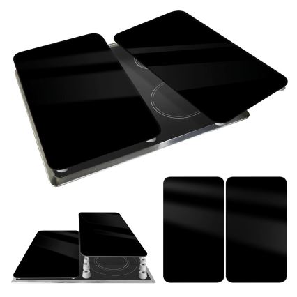 WENKO 53898100 - Placa de cobertura 52x30 cm preta/cinzenta/transparente