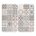 WENKO 53904100 - Tampa para placa de fogão 30x52 cm multicolorida/cinzenta/transparente