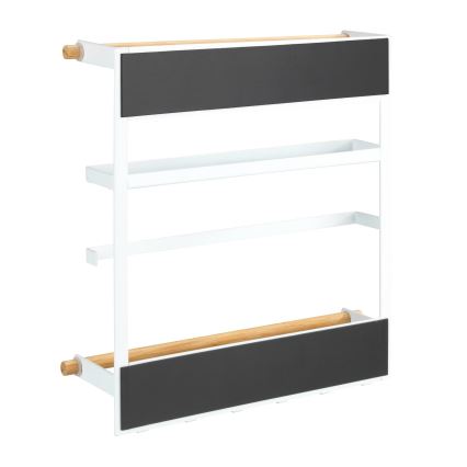 WENKO 54113100 - Organizador MAGNA 33x34 cm branco/marrom/preto