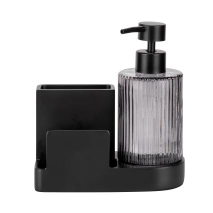 WENKO 54654100 - Organizador PINA 16x17 cm preto