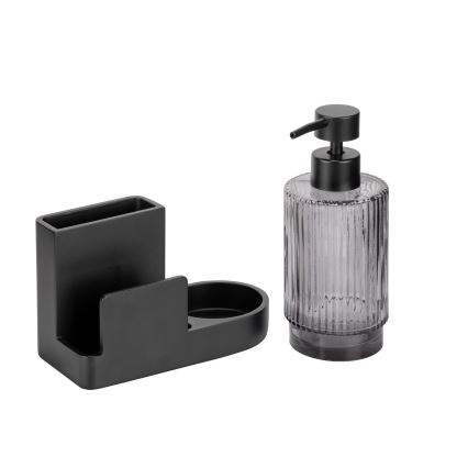 WENKO 54654100 - Organizador PINA 16x17 cm preto