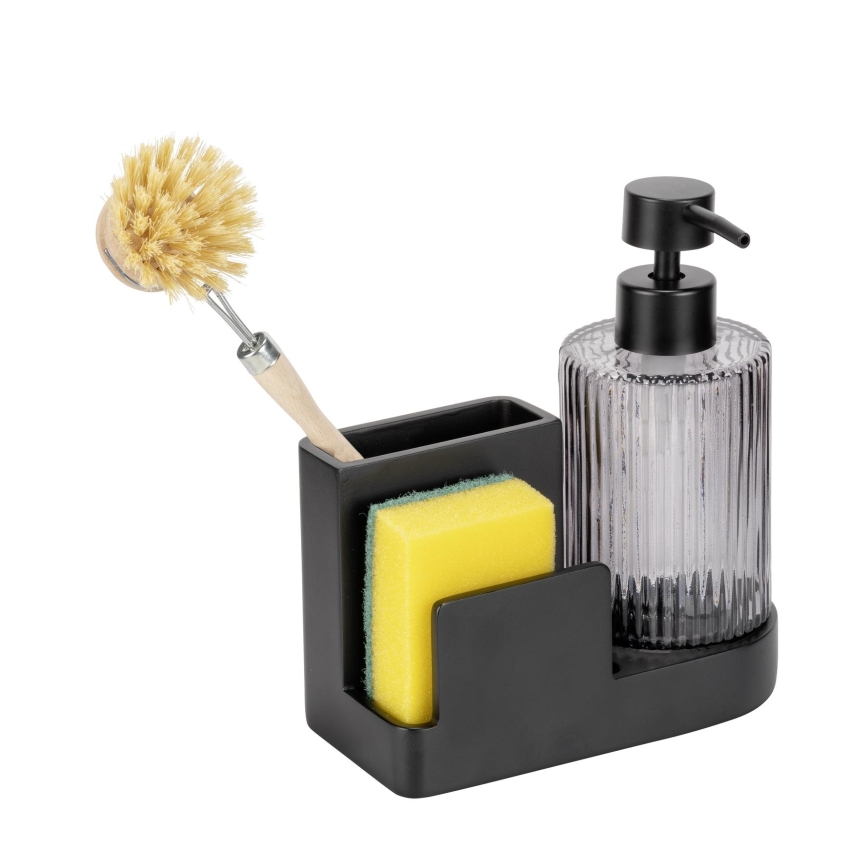 WENKO 54654100 - Organizador PINA 16x17 cm preto