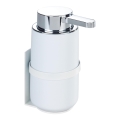 WENKO 54655100 - Dispensador de sabão WOYA 250 ml branco / cromo brilhante