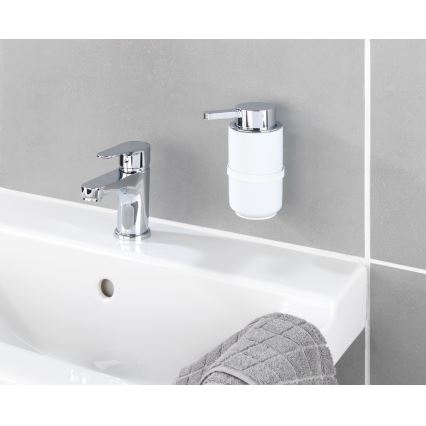 WENKO 54655100 - Dispensador de sabão WOYA 250 ml branco / cromo brilhante