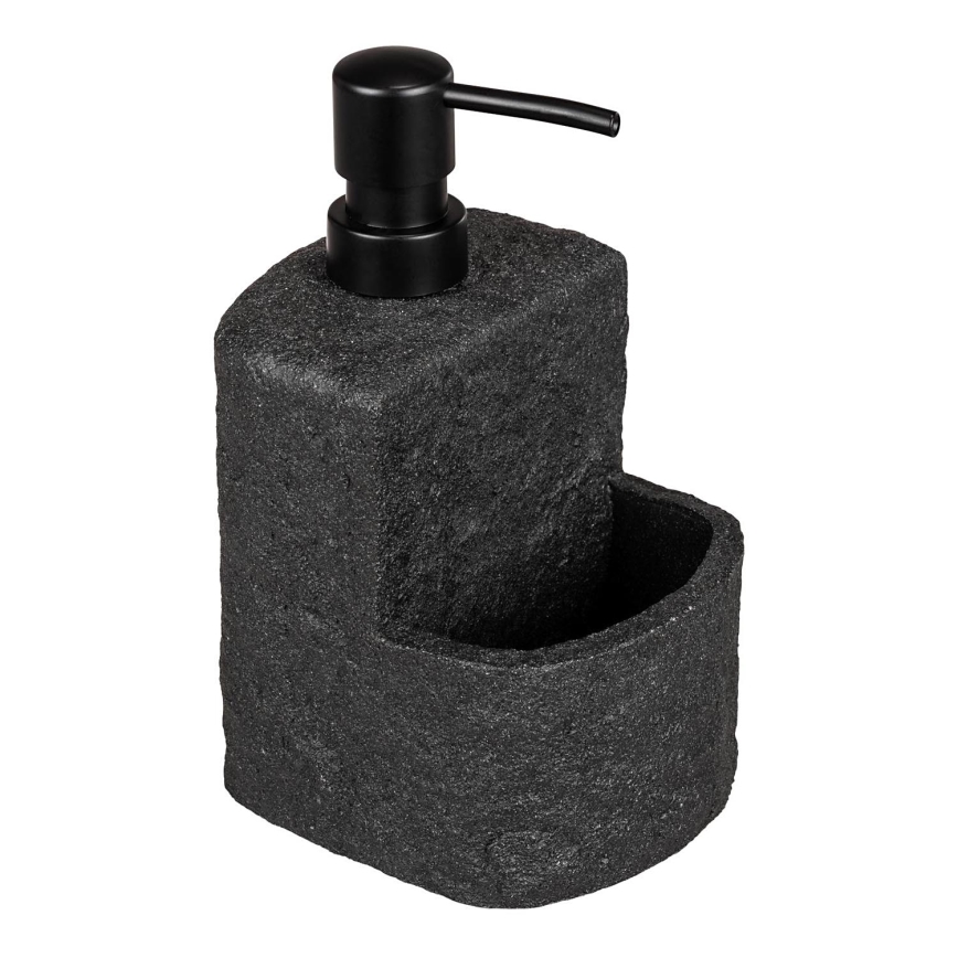 WENKO 54667100 - Dispensador de sabão FESTIVAL 10,5x18 cm preto