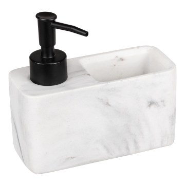 WENKO 54668100 - Dispensador de sabão RESA 14,5x14,3 cm branco/preto