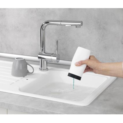 WENKO 54670100 - Dispensador EASY SQUEEZ-E 6x14 cm branco/preto