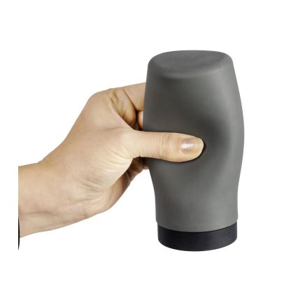 WENKO 54680100 - Dispensador EASY SQUEEZ-E 6x14 cm cinzento/preto
