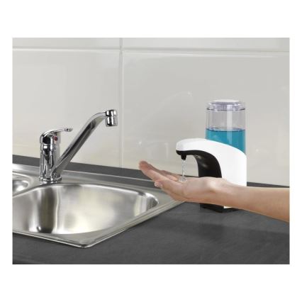 WENKO 54711100-Dispensador de sabão BUTLER 300 ml branco/transparente