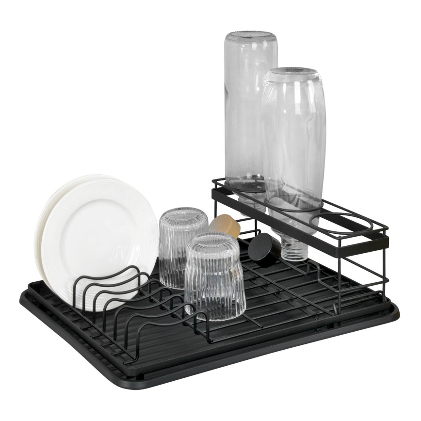 WENKO 54798100 - Escorredor de louça AMY 42,5 x 31,5 cm preto