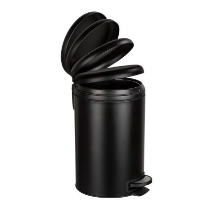 WENKO 54913100 - Cesto do lixo LEMAN 25x38 cm preto