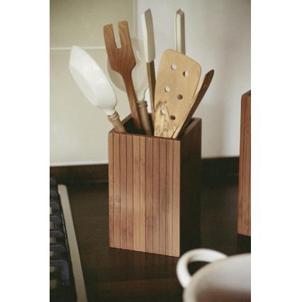 WENKO 54941100 - Conjunto de utensílios de cozinha, 3 peças, 11 x 18 cm, castanho
