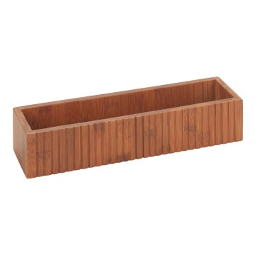 WENKO 54942100 - Suporte para frascos de especiarias MERA 30x8 cm castanho