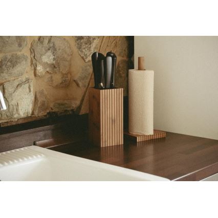 WENKO 54946100 - Suporte para rolos MERA 15x33 cm castanho