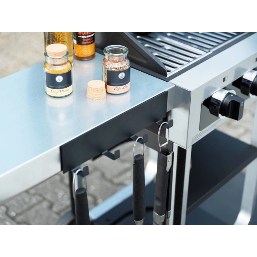 WENKO 55014100-Gancho BLACK OUTDOOR KITCHEN 30x6,5 cm preto