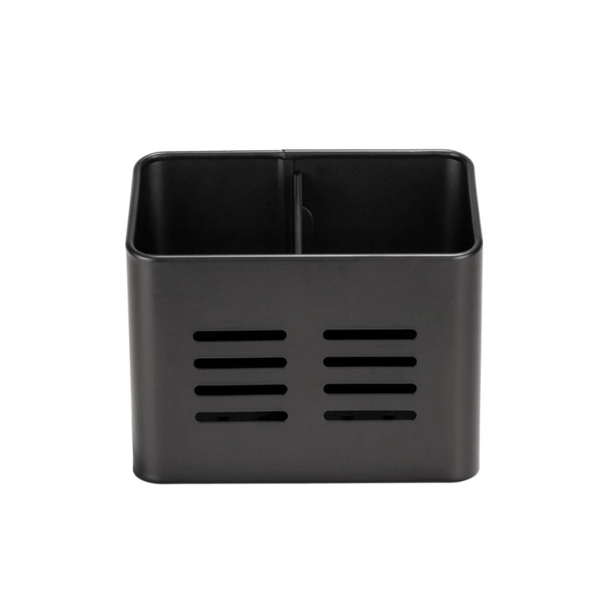 WENKO 55024100 - Cesto para talheres BLACK OUTDOOR KITCHEN 16 x 13,5 cm, preto