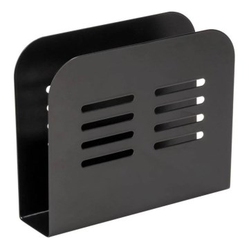 WENKO 55025100-Suporte para guardanapos BLACK OUTDOOR KITCHEN 15x12,5 cm preto