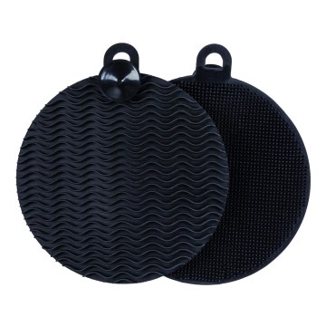 WENKO 55030100 - Esponja BLACK OUTDOOR KITCHEN 12x1,2 cm preta