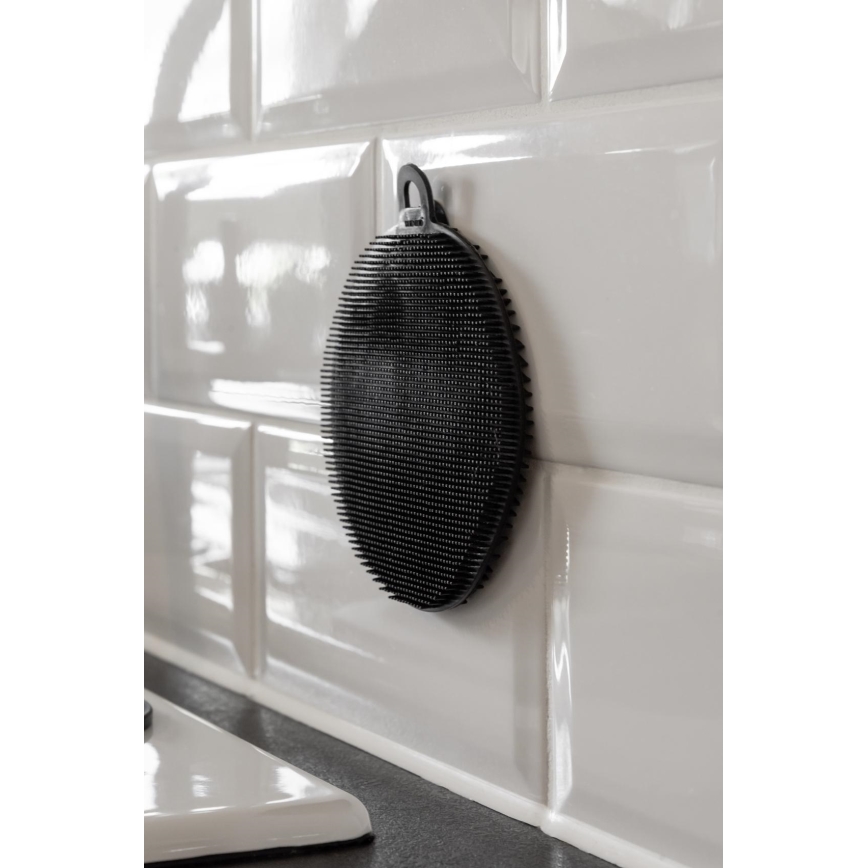 WENKO 55030100 - Esponja BLACK OUTDOOR KITCHEN 12x1,2 cm preta