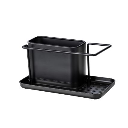 WENKO 55078100 - Organizador BLACK OUTDOOR KITCHEN 21x12 cm inox/preto