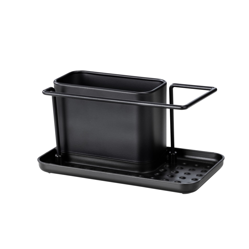 WENKO 55078100 - Organizador BLACK OUTDOOR KITCHEN 21x12 cm inox/preto