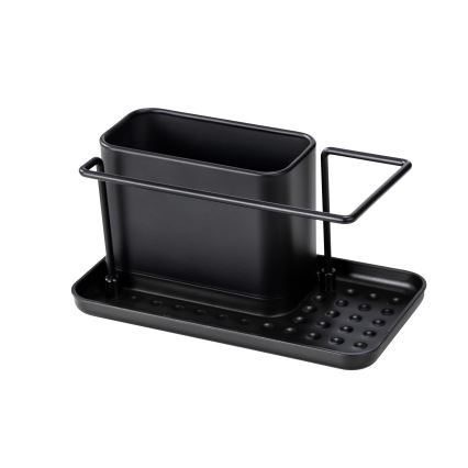 WENKO 55078100 - Organizador BLACK OUTDOOR KITCHEN 21x12 cm inox/preto
