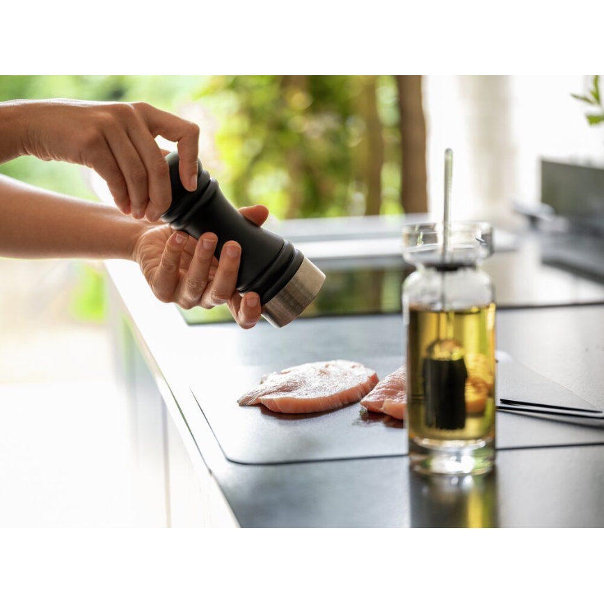 WENKO 55083100-Moedor de pimenta BLACK OUTDOOR KITCHEN 5x17,5 cm preto/branco