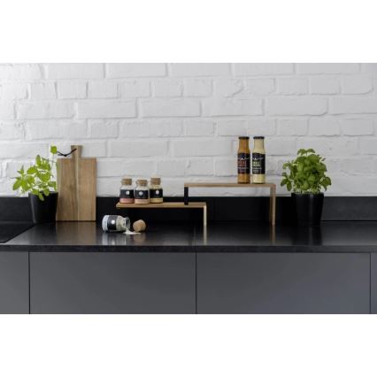 WENKO 55097100 - Prateleira BLACK OUTDOOR KITCHEN 36x16 cm castanho/preto