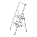 WENKO 601015100 - Escadote ALU-DESIGN 44x101 cm branco/cinzento