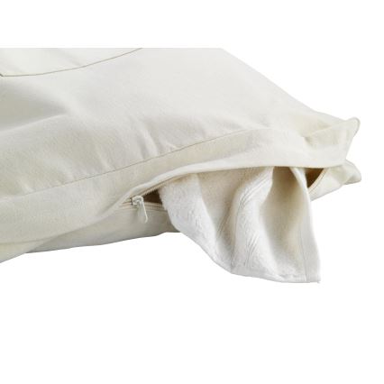 WENKO 62107100 - Cesto para roupa CANGURO 52x81 cm bege/prateado