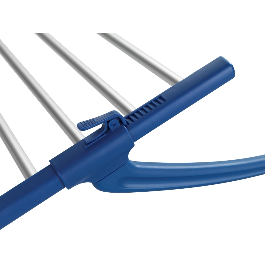 WENKO 63005800 - Estendal de roupa 37,5x21 cm aço inoxidável/prateado/azul