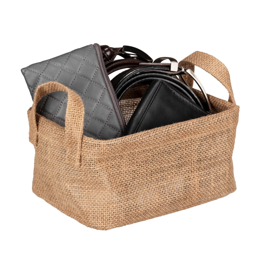 WENKO 64470100 - Cesto JUNA 20x15 cm castanho