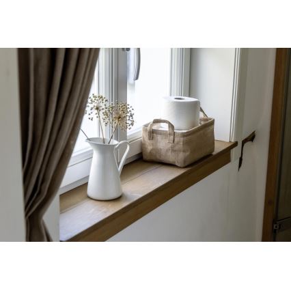 WENKO 64470100 - Cesto JUNA 20x15 cm castanho