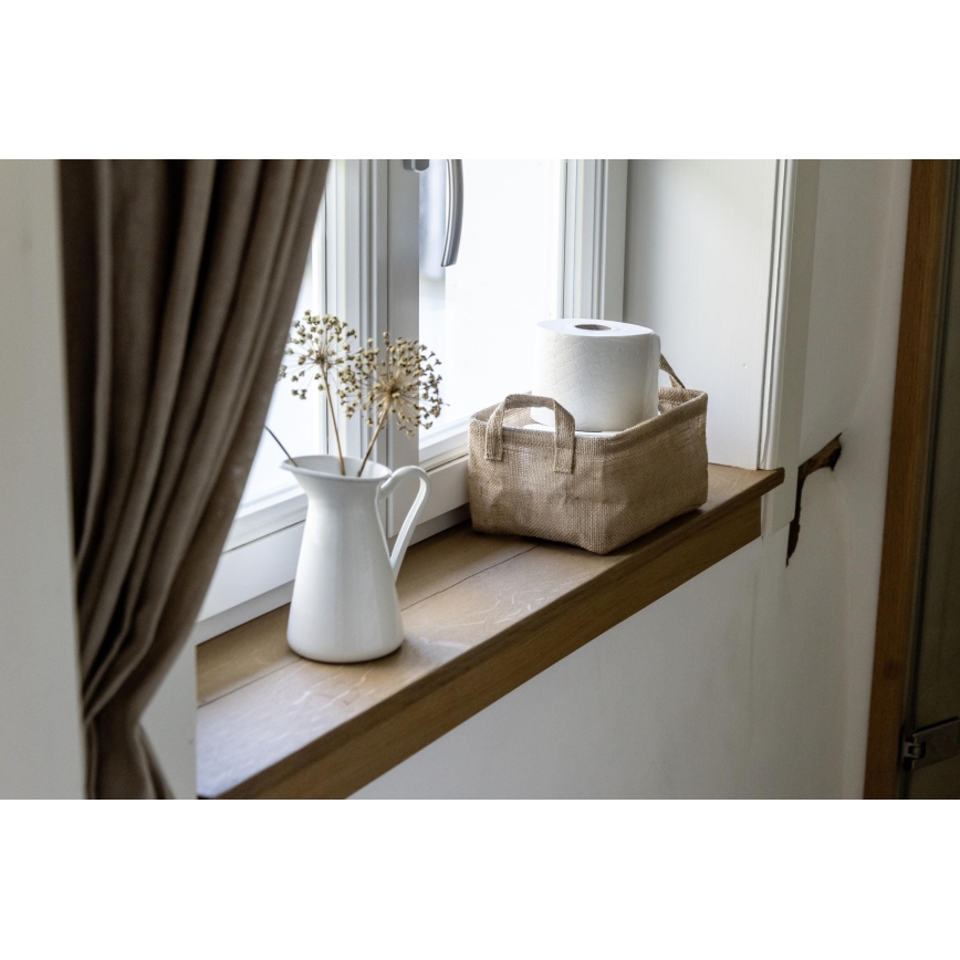 WENKO 64470100 - Cesto JUNA 20x15 cm castanho