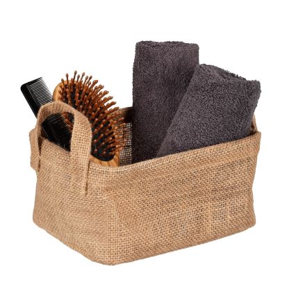 WENKO 64470100 - Cesto JUNA 20x15 cm castanho