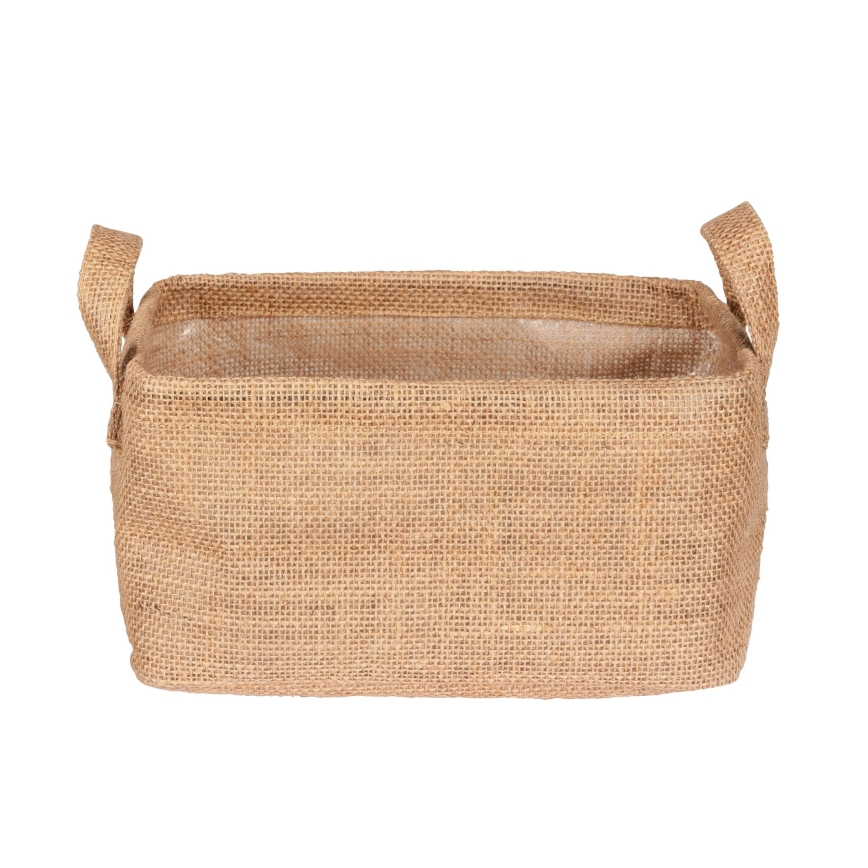 WENKO 64471100 - Cesto JUNA 24x17 cm castanho