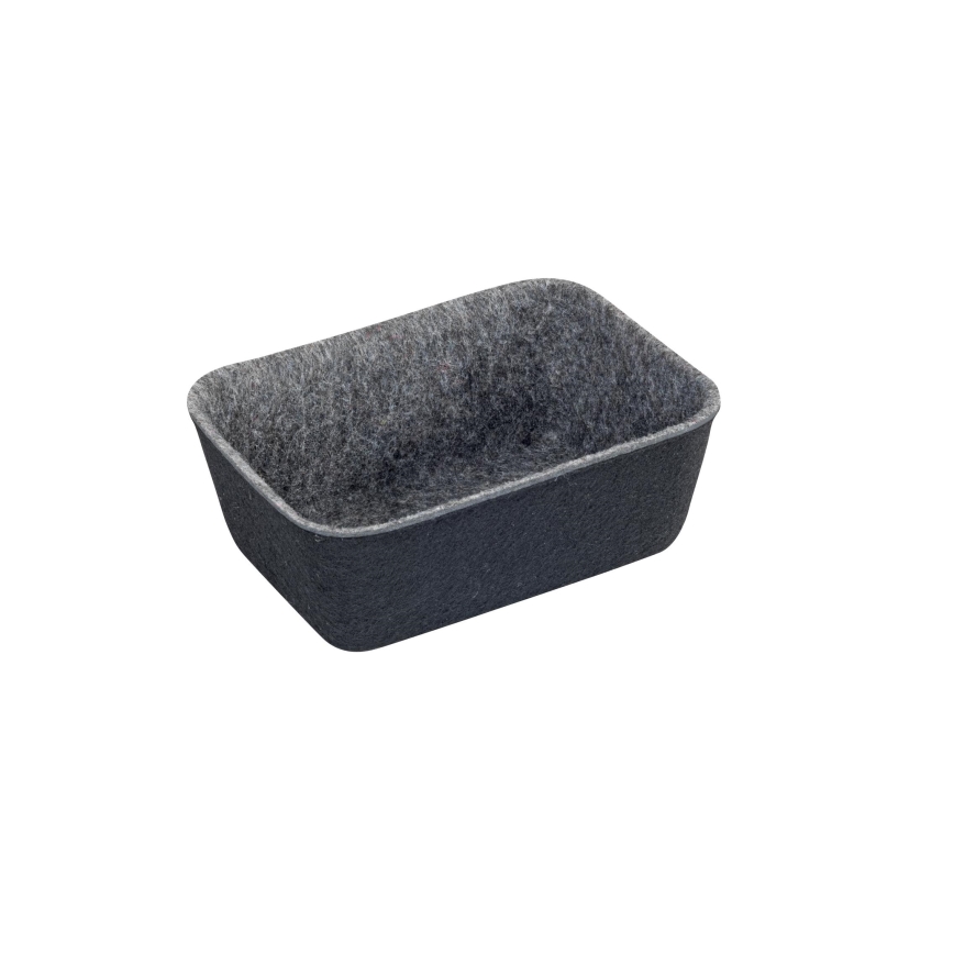 WENKO 64502100 - Organizador de gaveta FELT 28,5x20 cm cinzento