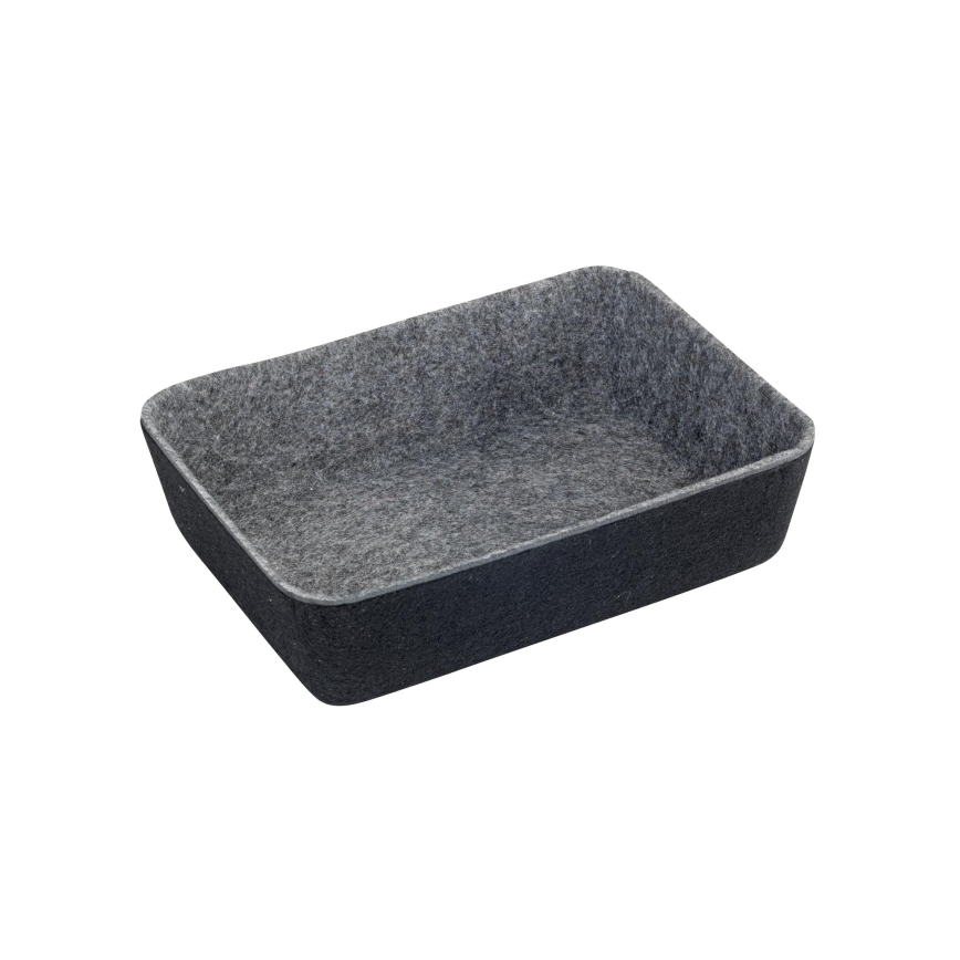 WENKO 64502100 - Organizador de gaveta FELT 28,5x20 cm cinzento
