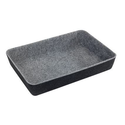 WENKO 64502100 - Organizador de gaveta FELT 28,5x20 cm cinzento